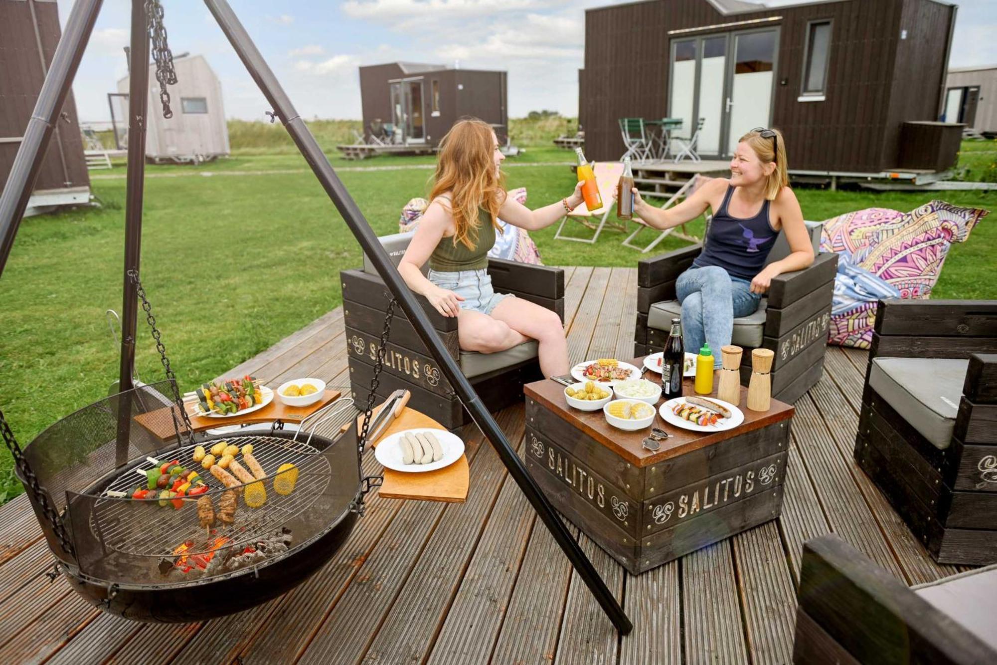 Tiny House Pioneer 18 Zur Meerseite - Green Tiny Village Harlesiel カロリーネンジール エクステリア 写真